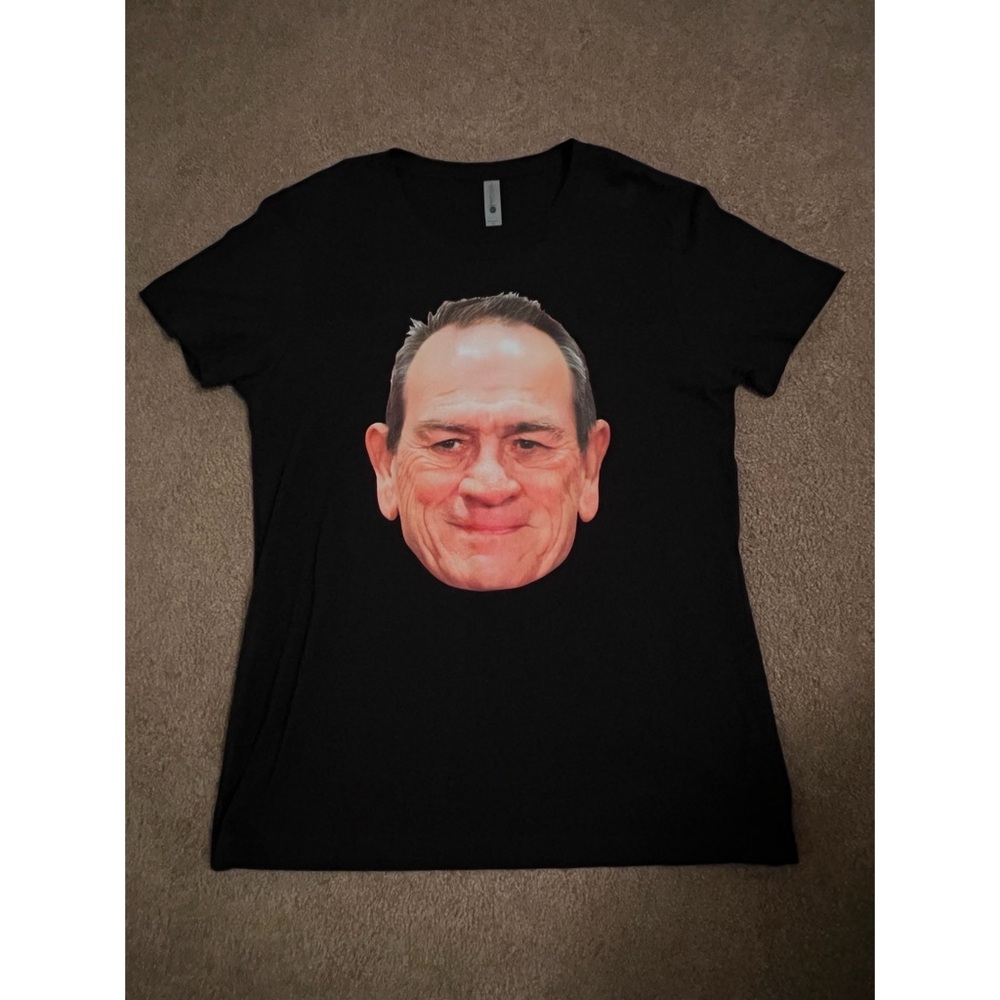 Worn once. Tommy Lee Jones ladies tshirt.